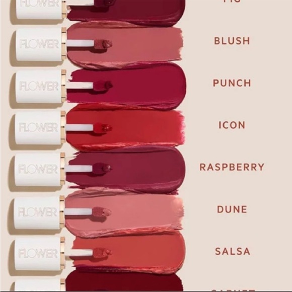 Flower Perfect Pout Soft Matte Lip Color RASPBERRY - Picture 3 of 10